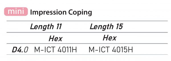 ایمپرشن کوپینگ بسته Impression coping (Transfer) T.STRONG